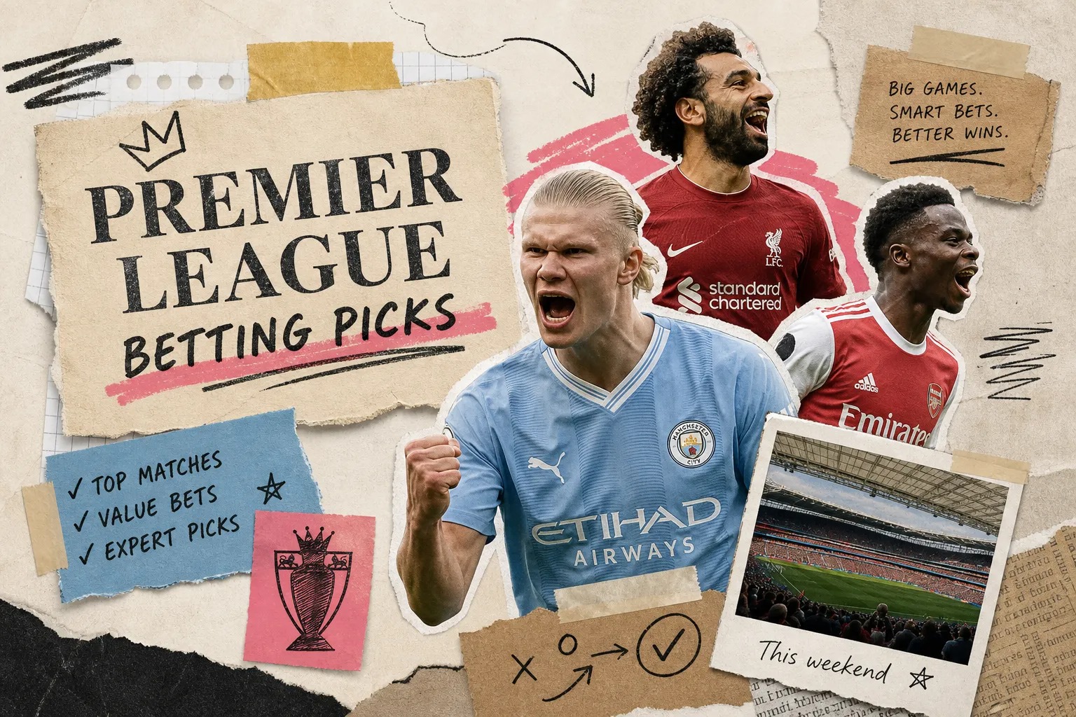 Premier League football betting picks for the weekend